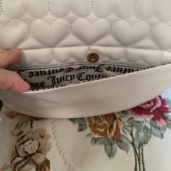 NWT Juicy Couture beige Quilted Shoulder Bag